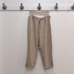 Madewell relaxed cotton striped pants